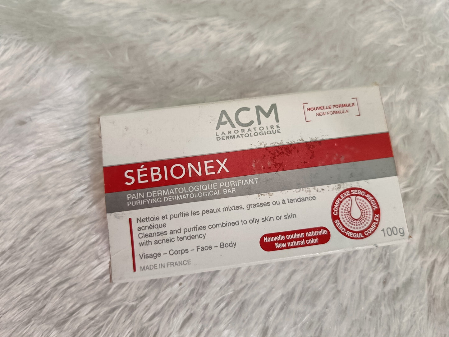 ✨ ACM Sebionex Savon – صابون العناية المثالي للبشرة الدهنية والمختلطة