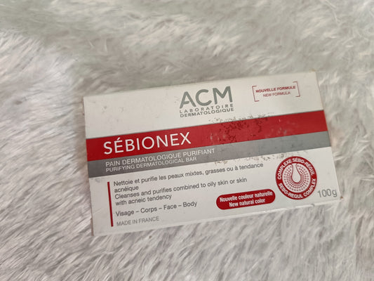 ✨ ACM Sebionex Savon – صابون العناية المثالي للبشرة الدهنية والمختلطة